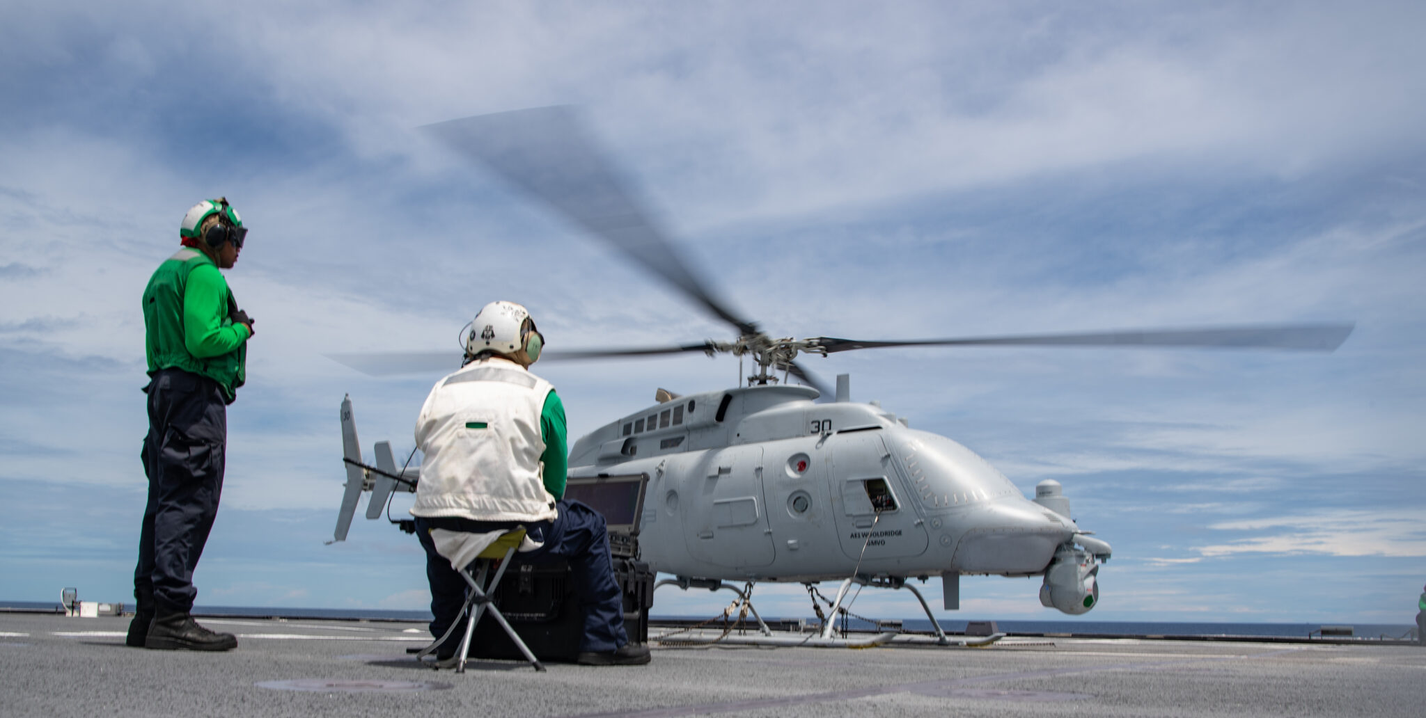 Navy's MQ-8C Fire Scout Operating in Westpac; MQ-8Bs to Be Retired - Seapower