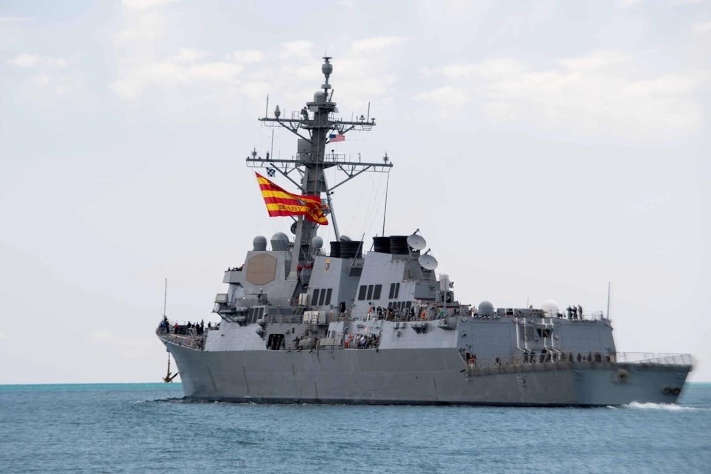 Gatebridgeo theWaterfront Warbeastプレイマット USS Preble to