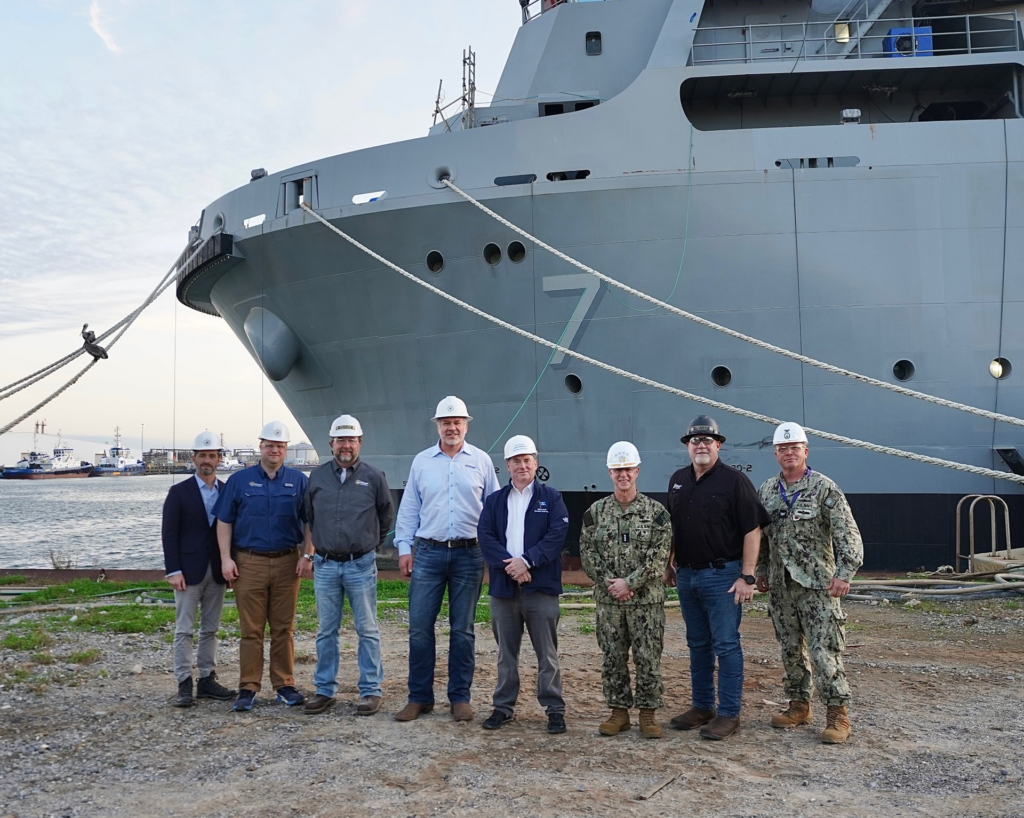 SECNAV, CNO, MCPON, Senior Navy Leaders Visit Bollinger Mississippi Shipbuilding 