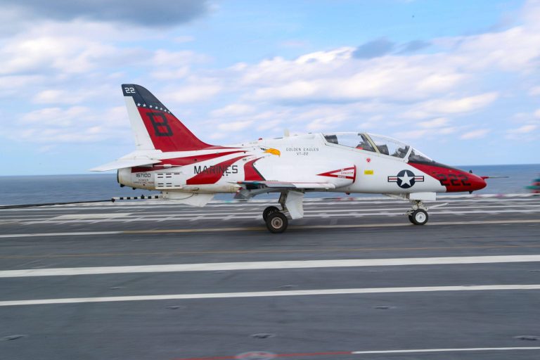 Navy T-4C Jet Trainer Crashes in Texas; 2 Ejections
