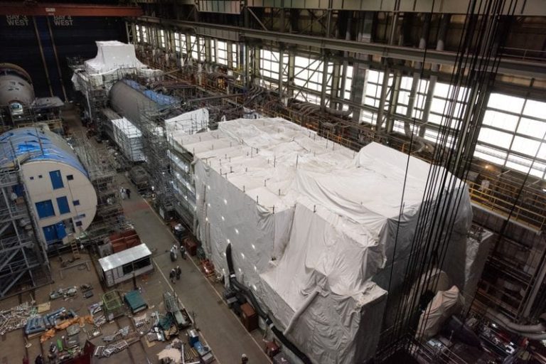 Virginia SSN New Jersey Construction Advances with Pressure Hull Complete
